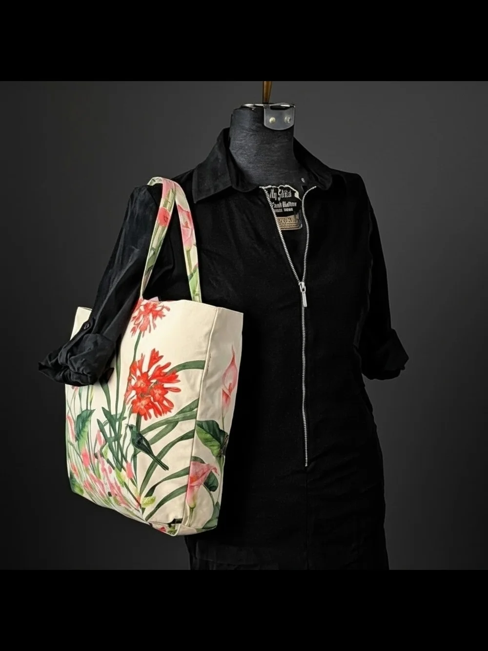 NWOT Estee Lauder Special Edition Su-2021 GWP Calla Lily Large Canvas Tote Bag